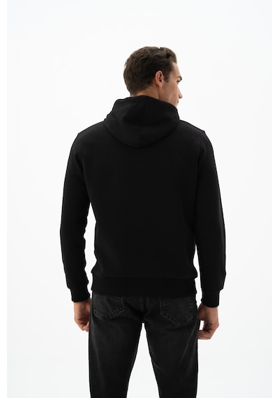 AR-MA Arma Erkek Kanguru Cepli Kapüşonlu Sweatshirt K24254928801 Siyah