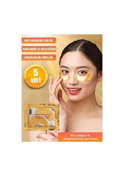 Altın Maske Göz Altı Için Bio-collagen- 5 Adet