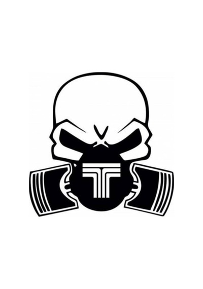 Tofaş Kuru Kafa Oto Sticker