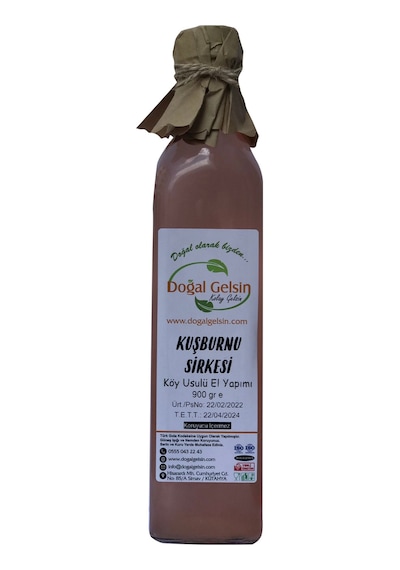 Doğal Gelsin Kuşburnu Sirkesi - 500 ml