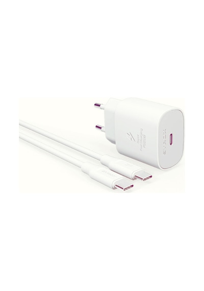 Pd25t Type-c Başlık Giriş Type-c Kablolu 25w 3.0 Amper Pd Ev Şarj Aleti
