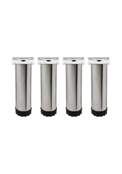 Tuğra Ayarlanabilir Pingolu Krom Mobilya Dolap Ayağı Metal 4lü 15 Cm - 4 Adet Sku: Mırstk2dac0548df 3cm