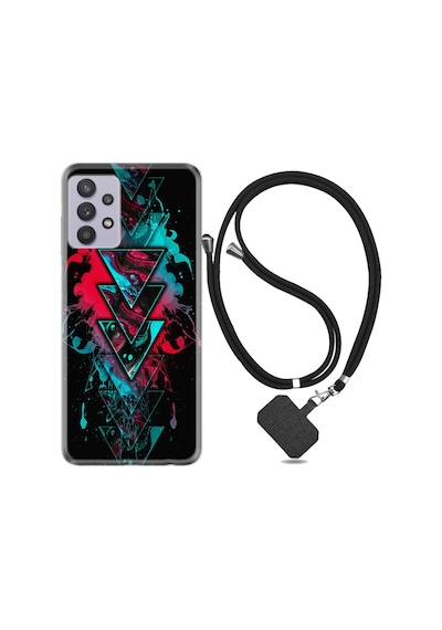Samsung Uyumlu Galaxy A32 Kılıf Ipli Askılı Down 1719