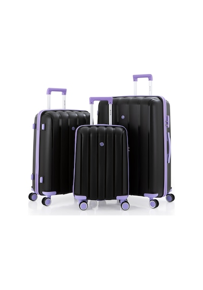 Mçs Üçlü Polipropilen Valiz Seti V305 S18y100033-set 00427 3'lü Set Çok Renkli