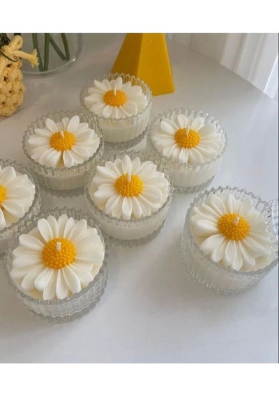 Bernami Biblo Pinterest Hediyelik Papatya Mum, Söz Nişan Hediyelik, Mum Hediyelik - 20 Adet