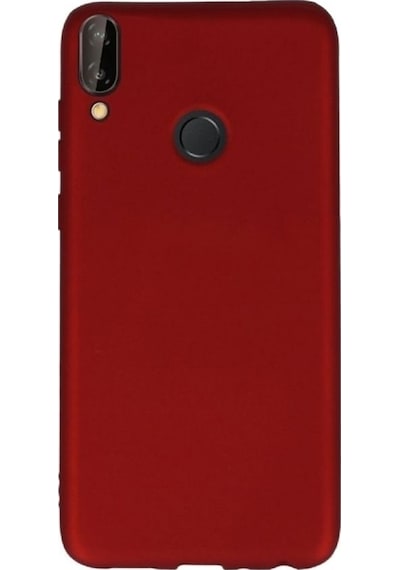 Huawei P20 Lite Kılıf Premier Silikon Arka Kapaknano Glass