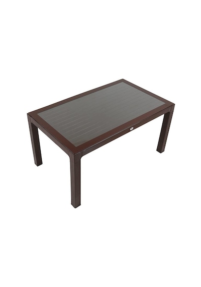 Depootoptan Mandella 90X150 Wood Masa (Camlı) Kahverengi