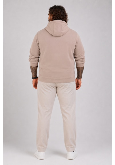 Moc Grande Mocgrande Büyük Beden Unisex Kapüşonlu 3ip Sweat 11701 Toprak