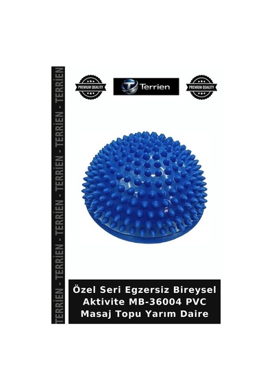 Özel Seri Egzersiz Bireysel Aktivite Mb-36004 Pvc Masaj Topu Yarım Daire Çok Renkli