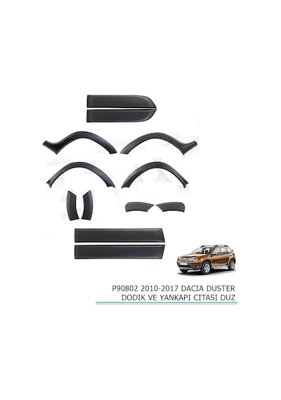 Dacia Duster Uyumlu Dodik Ve Yan Kapı Çıtası Dam 2010-2017 Parça