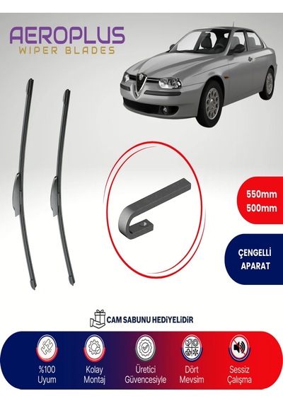 Aeroplus Alfa Romeo 156 Muz Silecek Takımı 1997-2007