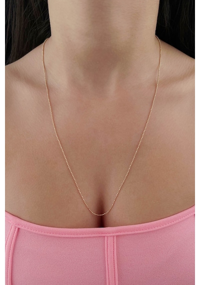 Fiyonk Kuyumculuk 14 Ayar Altın Sarı Topçuk Zincir 1.20 MM 001