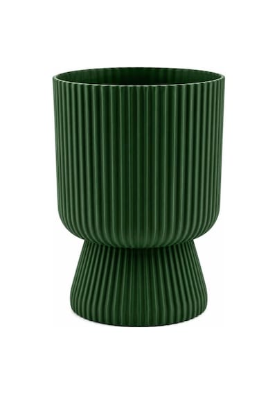 Omnipazar So-ltsa02 Lotus Ayaklı Plastik Vazo Çiçek Saksı 5 Litre No: 2 Yeşil
