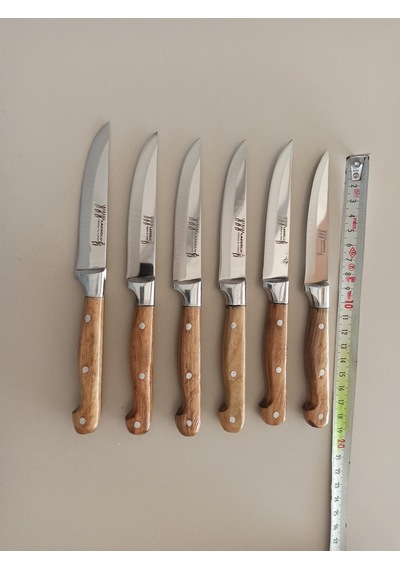 6 Adet Lazoğlu Sürmene Sebze Meyve Küçük Bıçak Seti Set