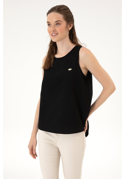 U.s. Polo Assn. Kadın Siyah Gömlek Kısa Kollu 50306458-vr046 Siyah