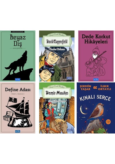 Kınalı Serçe .beyaz Diş .demir Maske .define Adası Dede Korkut Hikayeleri Hediyeli