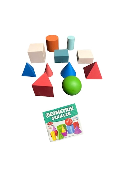 Bigibu 11 Parça Geometrik Şekiller Eğitici Geometrik Şekiller İlkokul Ve Okul Öncesi Eğitici Matematik Seti