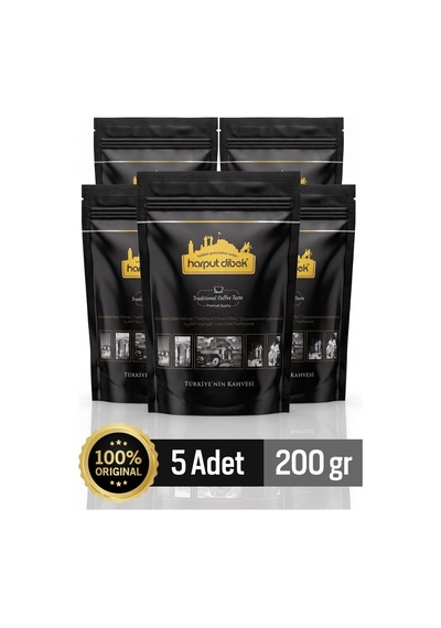 5 Li Doypack Ambalaj 200 Gr Dibek Kahvesi Avantajlı Seçim Geleneksel