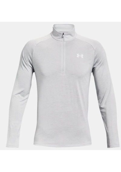 Under Armour Ua Tech 2.0 1/2 Zip Erkek Uzun Kollu T-shirt 1328495-014 Gri
