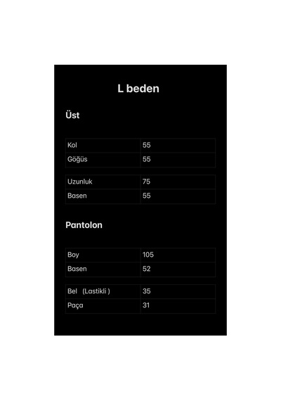 Unika Boutique Siyah Taşlı Tesettür İkili Takım / Modal Kumaş Rahat Kesim
