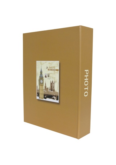 Rabsev Fotoğraf Albümü 10x15cm 200 Fotoğraf Kapasiteli Saat Kulesi Desenli Anı Albümü