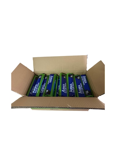 Arma Battal Boy 70 Lt. Mavi Çöp Torbası Poşeti - 75 X 90 Cm / 10 Adetlik 50 Rulo / Koli