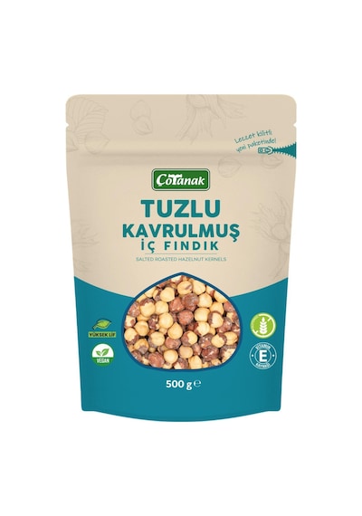 Çotanak Tuzlu Kavrulmuş İç Fındık 500 G