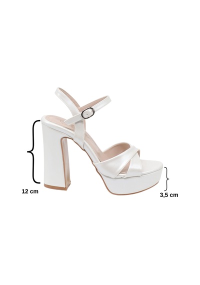 Nesil Shoes Uraz 795 Sedef Platform Kadın Sandalet