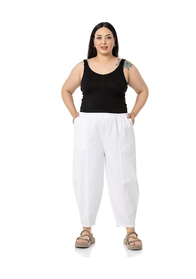 Disentis Büyük Beden Askıları Büzgülü Drapeli Crop Siyah Body-siyah Siyah