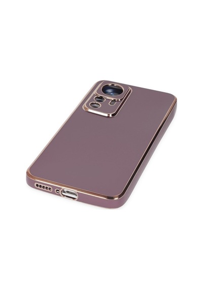 Xiaomi Mi 12t Pro Uyumlu Kılıf Volet Silikon - Mor