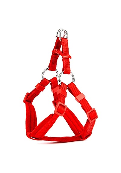 Polar Ronin Dokuma Köpek Göğüs Tasması, Kırmızı, 1x30-35 Cm Genel