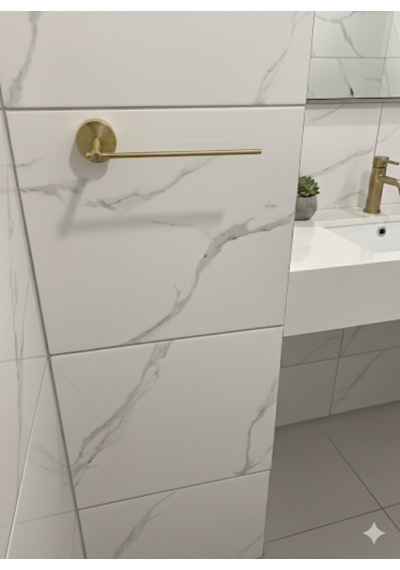 Atölye Asya Lüks Pirinç Tuvalet Kağıtlığı - Minimalist Altın Serisi Gold