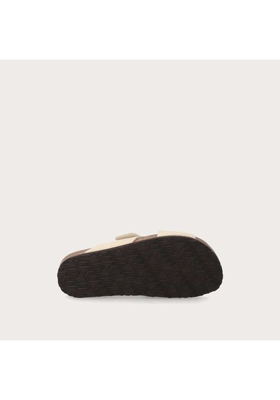 Cappucino Terlik Kadın 17b3 Frau Velour-s Suede Crossover-strap Slıders Kahverengi