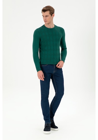 U.S. Polo Assn. Erkek Mavi Slim Fit Jean Pantolon 50296850-DN0022