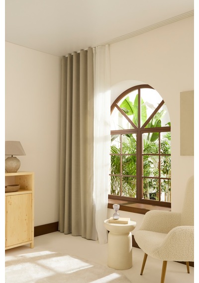 Kaşmir Home Holly Ada Fon Perde Gri 150x270 Cm Gri
