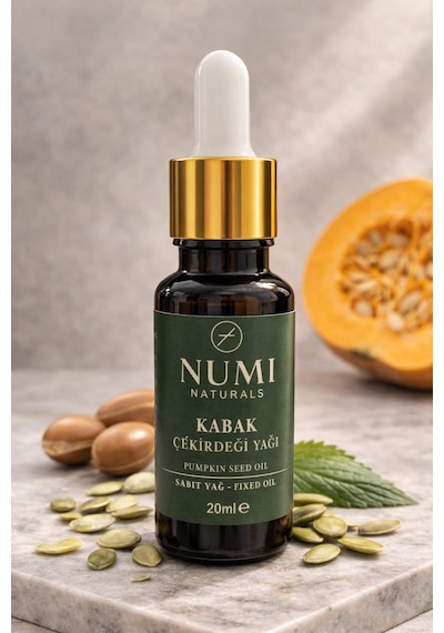 Kabak Çekirdeği Yağı 20 Ml %100 Saf Pumpkin Seed Oil Saç Ve Cilt Bakım Yağı