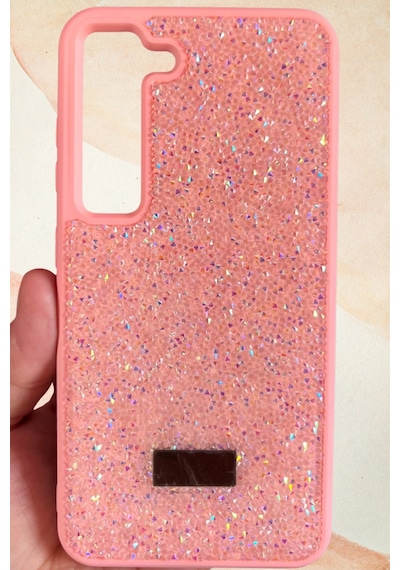 Samsung Galaxy S23 Yıldız Tozu Premium Pembe Silikon Kılıf