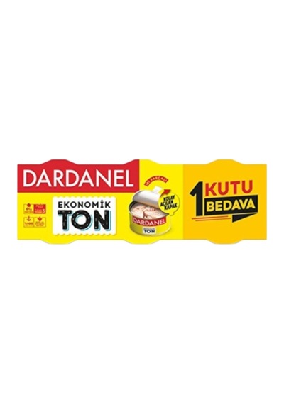 Dardanel Ton Balığı Ekonomik 3 X 140 G 7'li Avantaj Paketi Mıchu