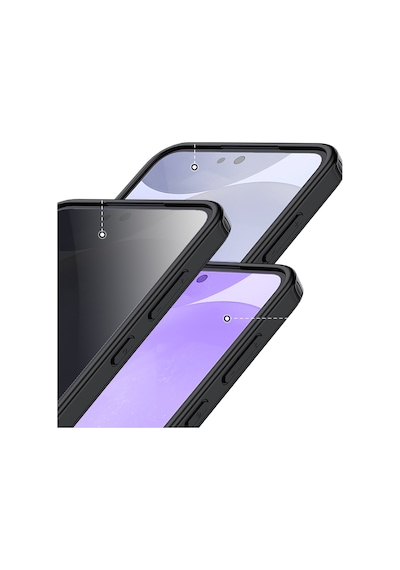 Galaxy S25 Uyumlu Kılıf Kamera Korumalı Şeffaf Arka Yüzey Zore New Roll Kapak-siyah Siyah