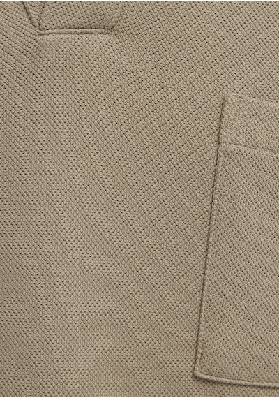 Mavi - Cepli Bej Polo Tişört 0613318-80697