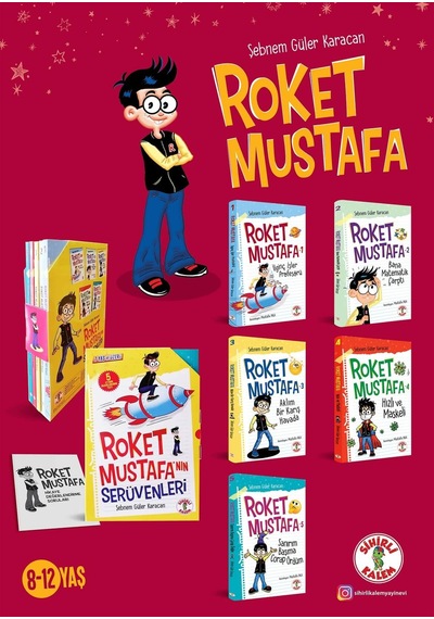 Roket Mustafa'nın Serüvenleri Seti - 5 Kitap Takım - Şebnem Güler Karacan - Sihirli Kalem
