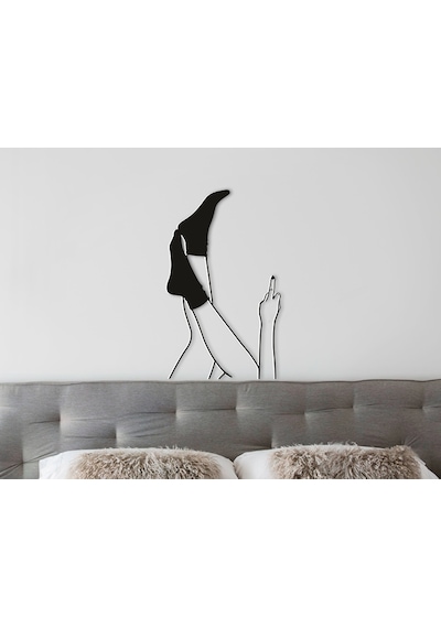 Kadın Silüet 3d Duvar Dekoru - Şık Ve Minimalist Tasarım 19cm