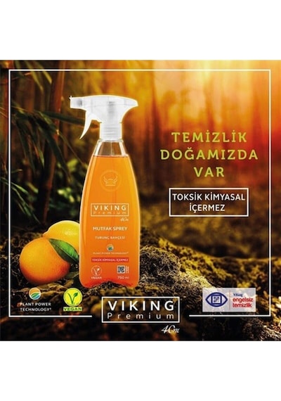 Viking Premium Mutfak Spreyi Turunç Bahçesi 4 x 750 ML