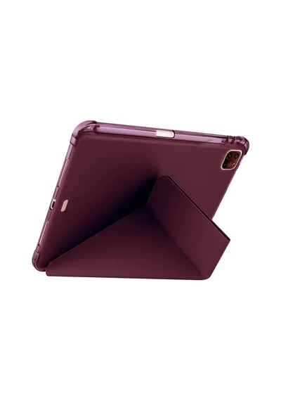 Lb İpad Air 13 2024 Kılıf Kalemlikli Mars Tablet Kılıfı - Mürdüm Diğer