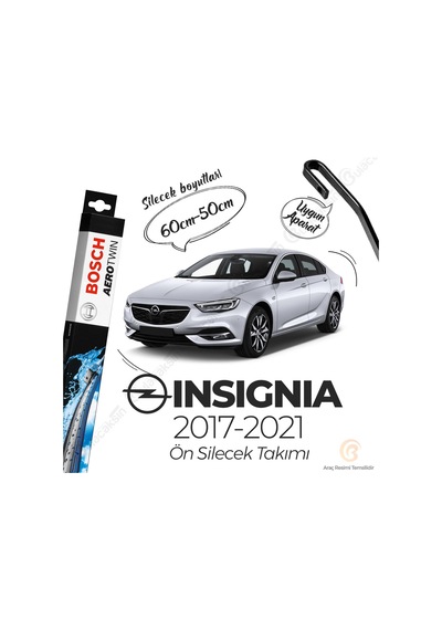 Opel Insignia Muz Silecek Takımı 2017-2019 Bosch Aerotwin