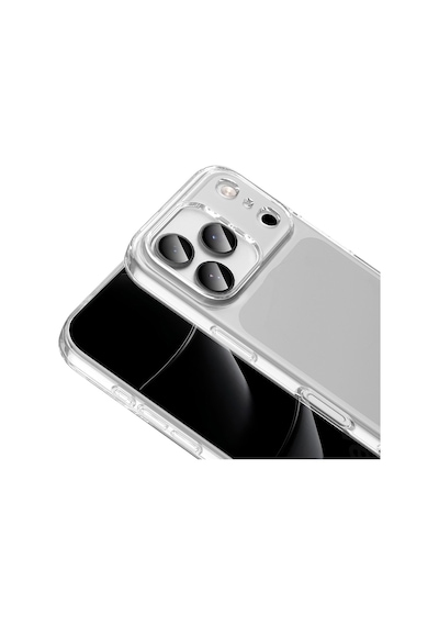 Apple Uyumlu iPhone 17 Pro Kılıf Zore Süper Silikon Kapak Seffaf