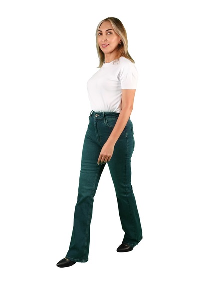 Kadın Geniş Paça Kot Pantolon 001