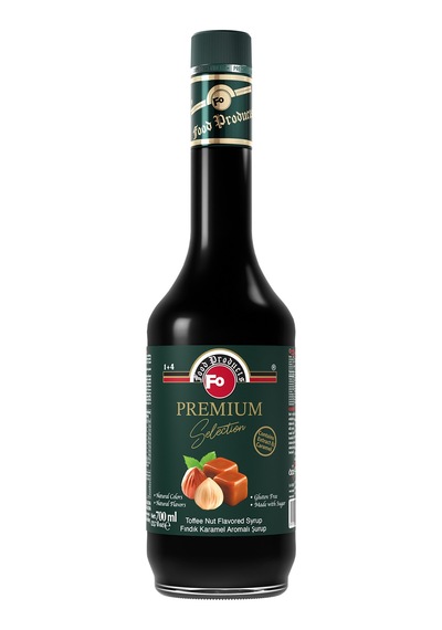 Fındık Karamel Aromalı Şurup - Premium 700 Ml