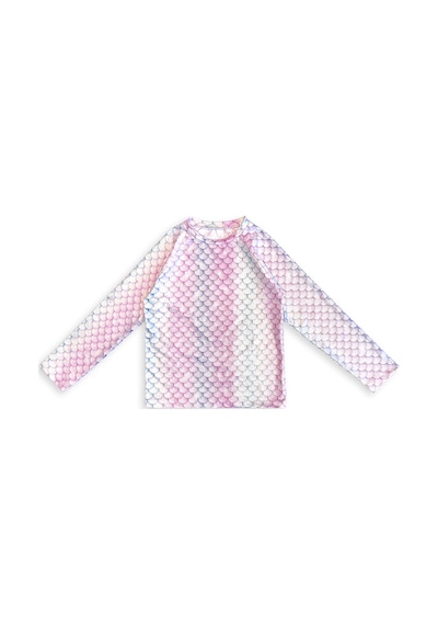 Deno Kids Denokids Uv Korumalı Deniz Kızı Kız Çocuk Mayo T-shirt Renkli