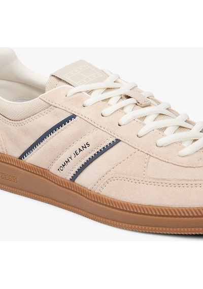 Tommy Hilfiger The Greenwich Edge Süet Erkek Bej Sneaker Em0em01662aby Bej
